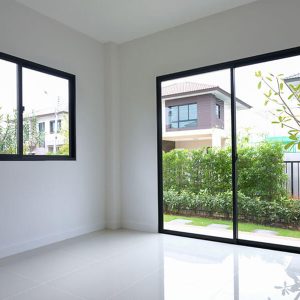 interior basement sliding door image